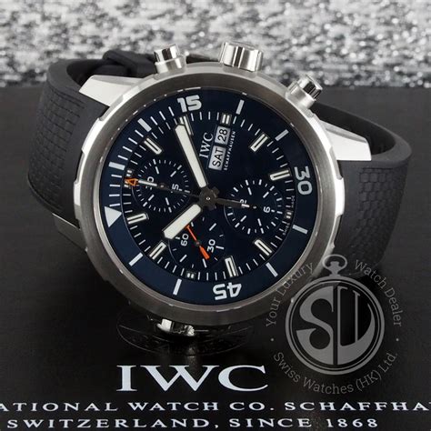 iwc cousteau|iwc aquatimer chronograph cousteau.